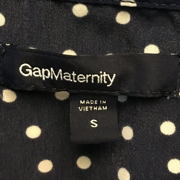 GAP MATERNITY Sleeveless Polka Dot Sheath Dress - Picture 11 of 12